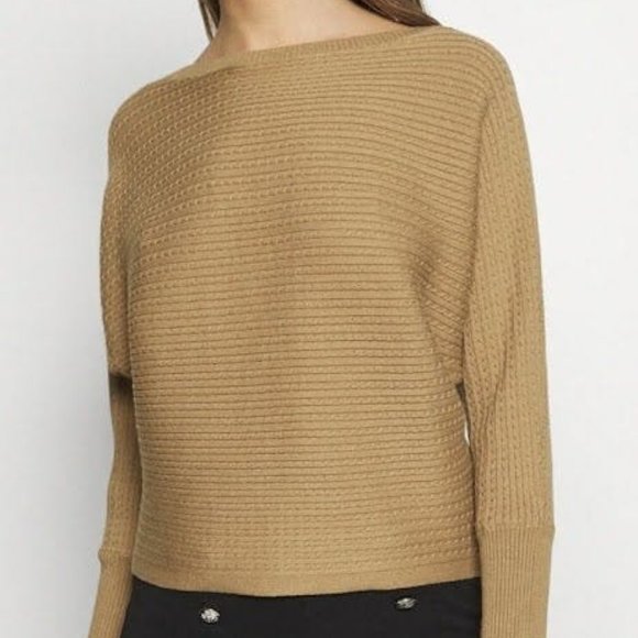 Lauren Ralph Lauren Plus-Size Cable-Knit Boatneck Sweater – Classic Camel - Picture 2 of 3